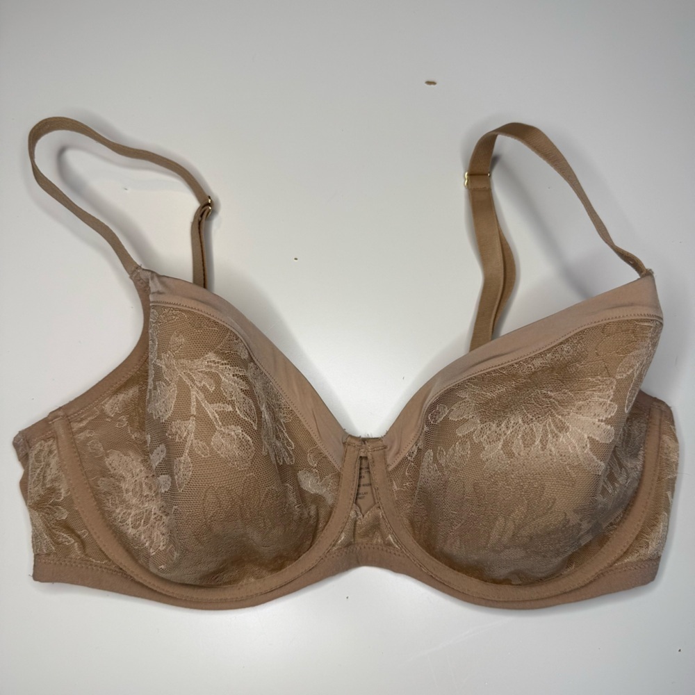 Soma Lightest Lift Perfect Coverage Bra Unlined and Underwire Size 34DD GUC